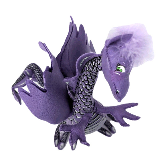 ANNALEE Purple Dragon Doll Figure Poseable 12 in 2020 Retired Collectible 311720 - Picture 9 of 12
